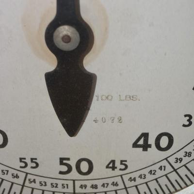 Vintage DETECTO Metal Scale 36â€x21â€x12â€