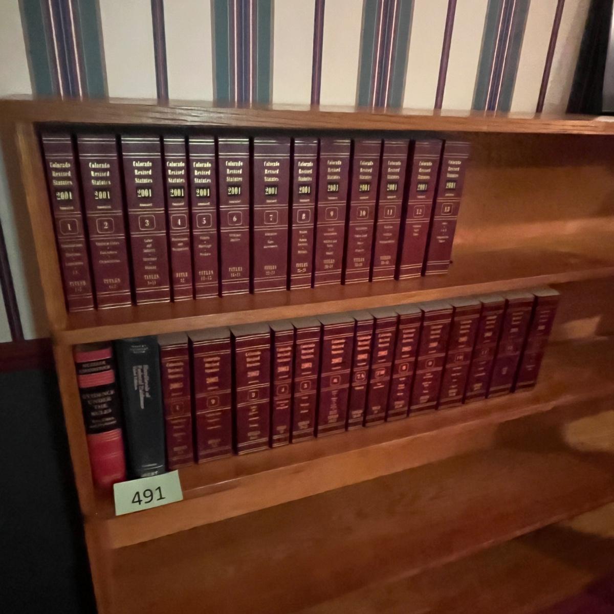 2001 & 2003 Colorado Revised Statutes library