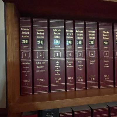 2001 & 2003 Colorado Revised Statutes library