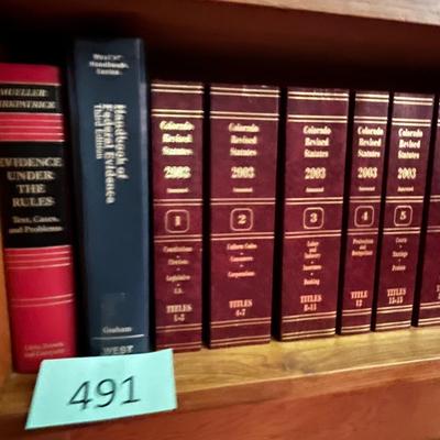 2001 & 2003 Colorado Revised Statutes library