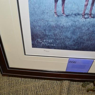 Vintage Paul McGehee â€œThe Last Days Of Summerâ€ Print 14/2000 33â€x27.25â€