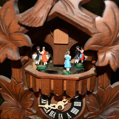 Vintage German Cuckoo Clock, Working, Needs Adjustment