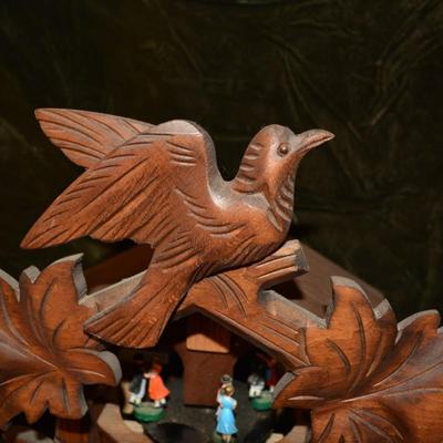 Vintage German Cuckoo Clock, Working, Needs Adjustment