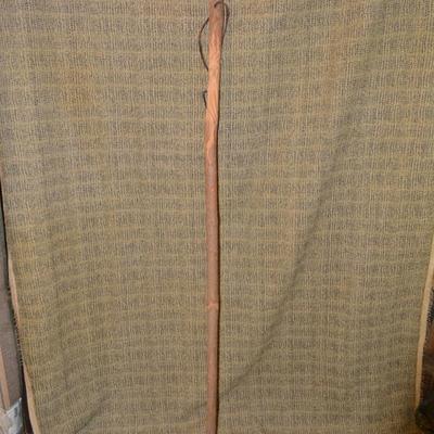 Very Nice Hand-Carved Walking Stick RAH â€™99 67â€