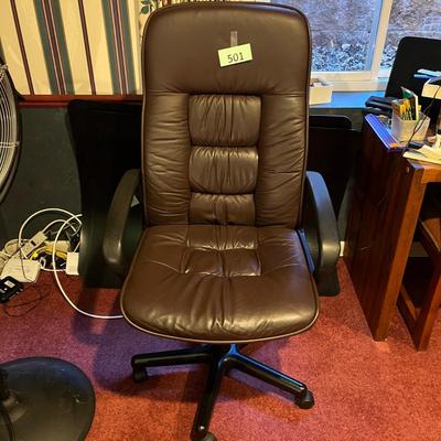 Leather office chair