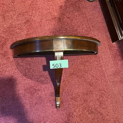 Wall mount shelf