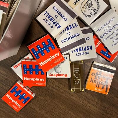 Vintage matchbooks Political