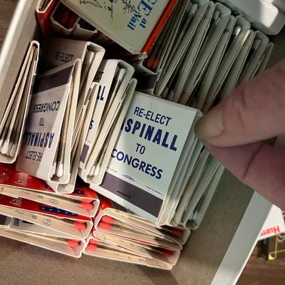 Vintage matchbooks Political