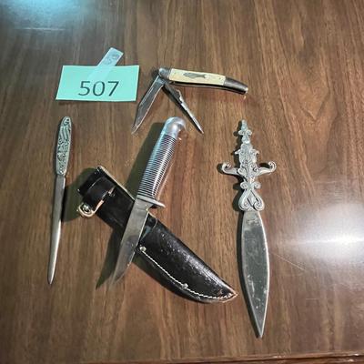 Vintage knives & letter openers