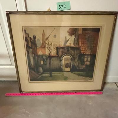 Antique Street scene