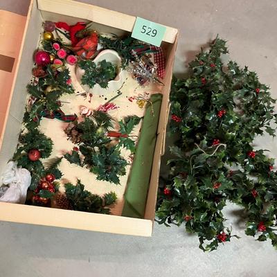 Vintage Christmas greenery