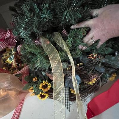 Lot of wreathes!
