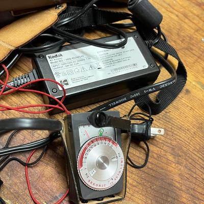 Lot of camera equipment