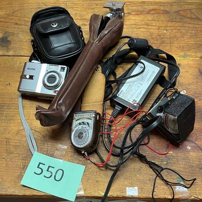Lot of camera equipment