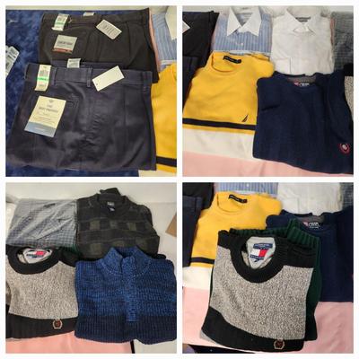 Lot Men's Clothing Pants, Sweaters, Shirts