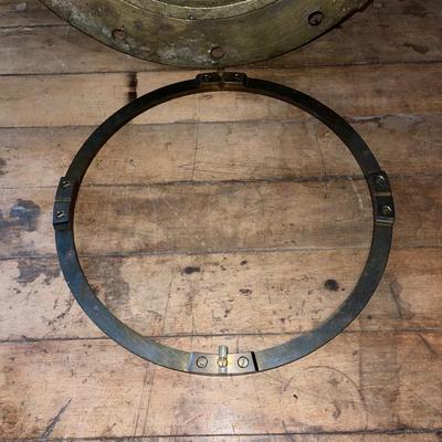 N215 Antique Bronze Shipâ€™s Porthole Early 19th Century