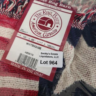 2 Large Throws or Rugs White House Seal of the President of the United States