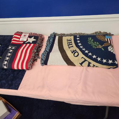 2 Large Throws or Rugs White House Seal of the President of the United States