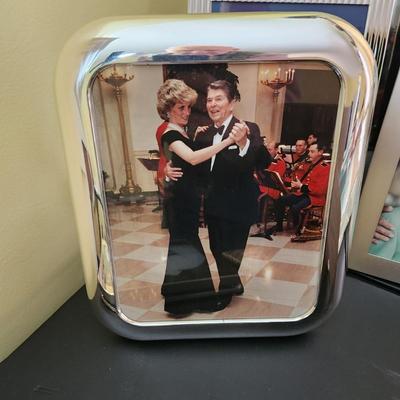 Lot of Quality Picture Frames w/ Photos Many Sizes Chrome Silverplate