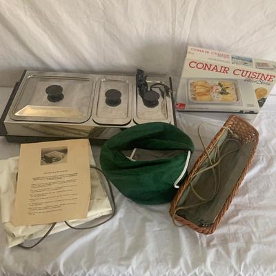 West Bend Buffet Server, Invento Electric Plate Cozy, & More (K-HS)