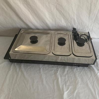 West Bend Buffet Server, Invento Electric Plate Cozy, & More (K-HS)