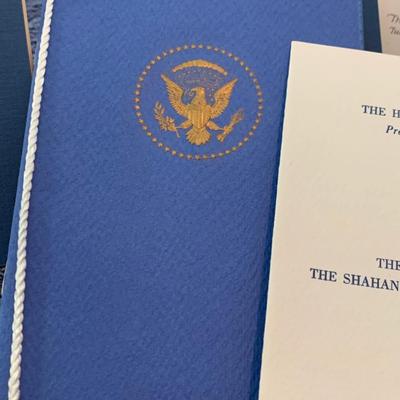 1973 Nixon Shah Of Iran Dinner Ephemera Lot