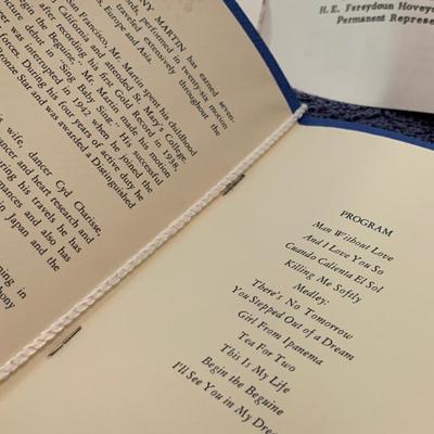 1973 Nixon Shah Of Iran Dinner Ephemera Lot