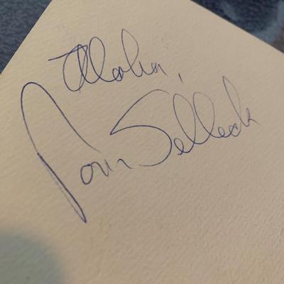 Tom Selleck Autograph From White House Visit