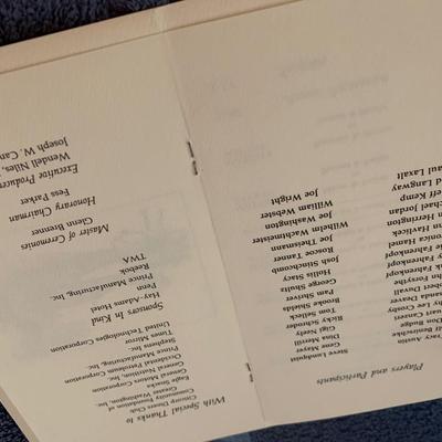 Tom Selleck Autograph From White House Visit