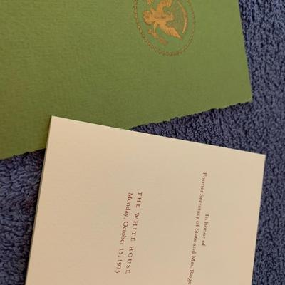Nixon Era White House Ephemera Lot