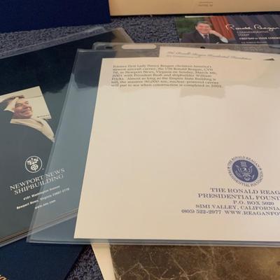 Ronald Reagan Battleship Christening CBS Press Pass Galas