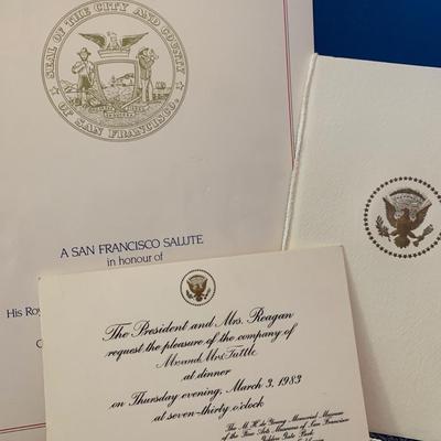 Queen Elizabeth San Fran Visit Ephemera Lot