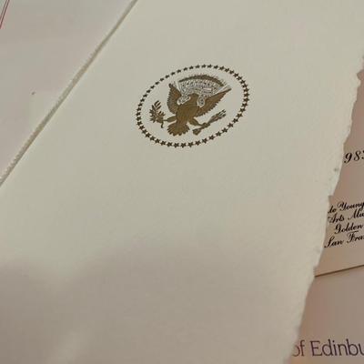 Queen Elizabeth San Fran Visit Ephemera Lot