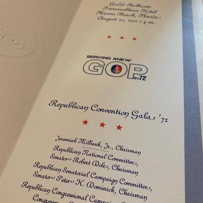 1972 GOP Meeting w/ Signiture