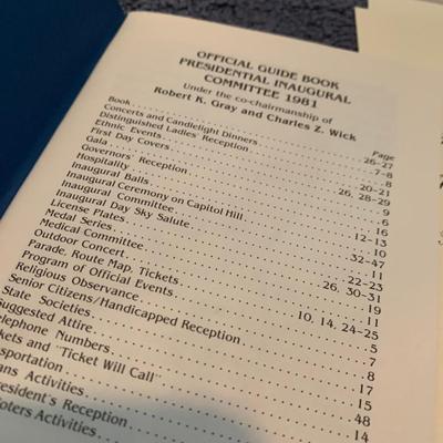 Reagan Inauguration Invites VIP Passes