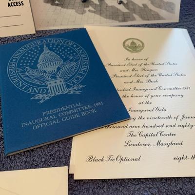 Reagan Inauguration Invites VIP Passes