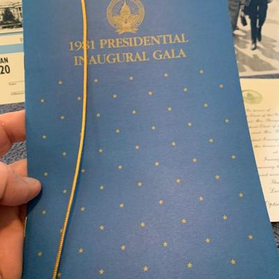 Reagan Inauguration Invites VIP Passes