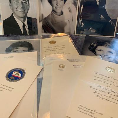 Governor Reagan Press Photos / Event Announcements Lot