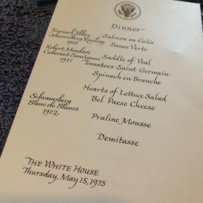 Shah of Iran Nixon Visit Photos / Invites Lot