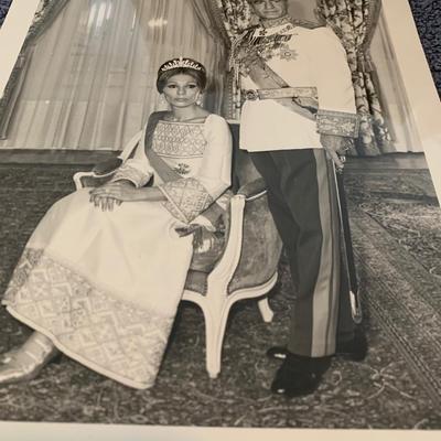 Shah of Iran Nixon Visit Photos / Invites Lot