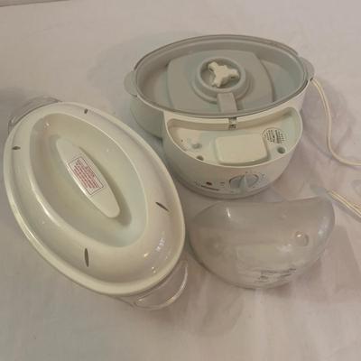 Lidded Wok, Zojirushi Gourmet Steamer, & Serving Dishes (K-HS)