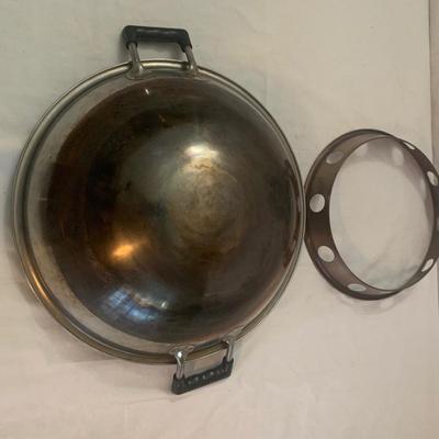 Lidded Wok, Zojirushi Gourmet Steamer, & Serving Dishes (K-HS)