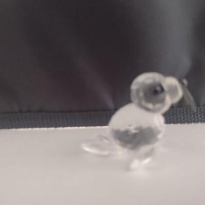 Collection of Swarovski Miniature Crystal Figurines- Fish, Seal, Porcupine, and Mouse