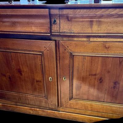 Large Solid Wood Louis Philippe Style Buffet