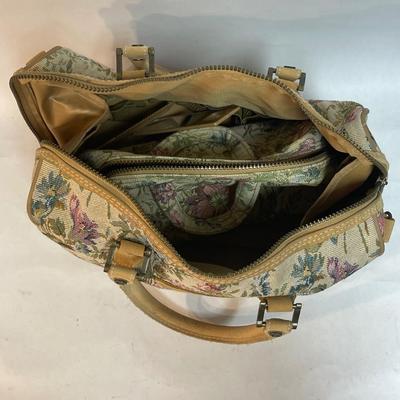 Tapestry luggage Beauty Bag with smaller bag inside
