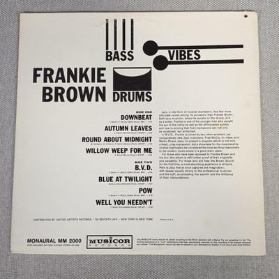 Bass Vibes Drums - The Swinging Frankie Brown Trio