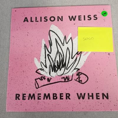 Allison Weiss - Remember When - Still Sealed