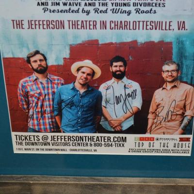 Signed The Steel Wheels New Yearâ€™s Eve Jefferson Theater Poster 25.5â€x18.75â€
