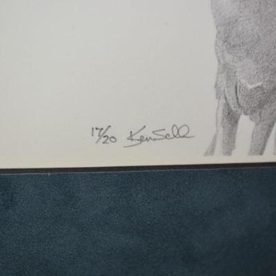 Set of 2 Ken Schuler Prints â€œShenandoah Valleyâ€ & â€œNoise In The Woodsâ€