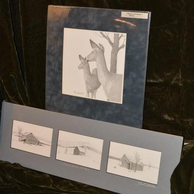 Set of 2 Ken Schuler Prints â€œShenandoah Valleyâ€ & â€œNoise In The Woodsâ€